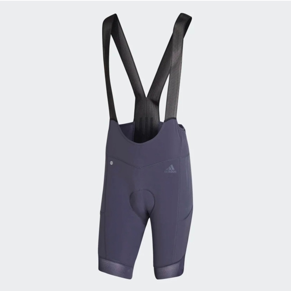 Adidas Shadow Navy THE PADDED ADIVENTURE CYCLING BIB SHORTS H65302 MEN’S Sz XXL